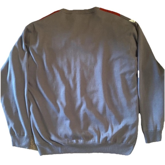 Scottish Winds Men’s Argyle Pullover Golf Sweater Windbreaker Lined - Picture 3 of 5